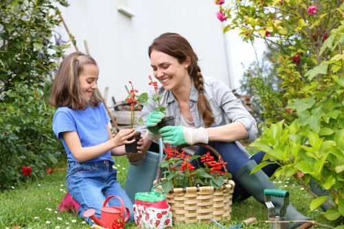 Low-carbon van used for sustainable gardening waste transport