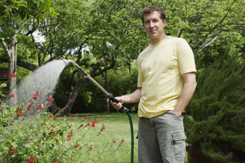 Commercial garden maintenance for a Dalston property