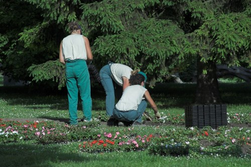 Gardeners Dalston maintaining a stylish city outdoor space