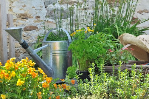 Local gardening services improving a small Dalston garden